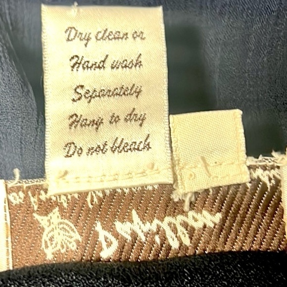 VTG Papillon,Exquisite Drape-Front, Beautifully Embroidered,Velvet Fur Lined,S - Picture 10 of 16